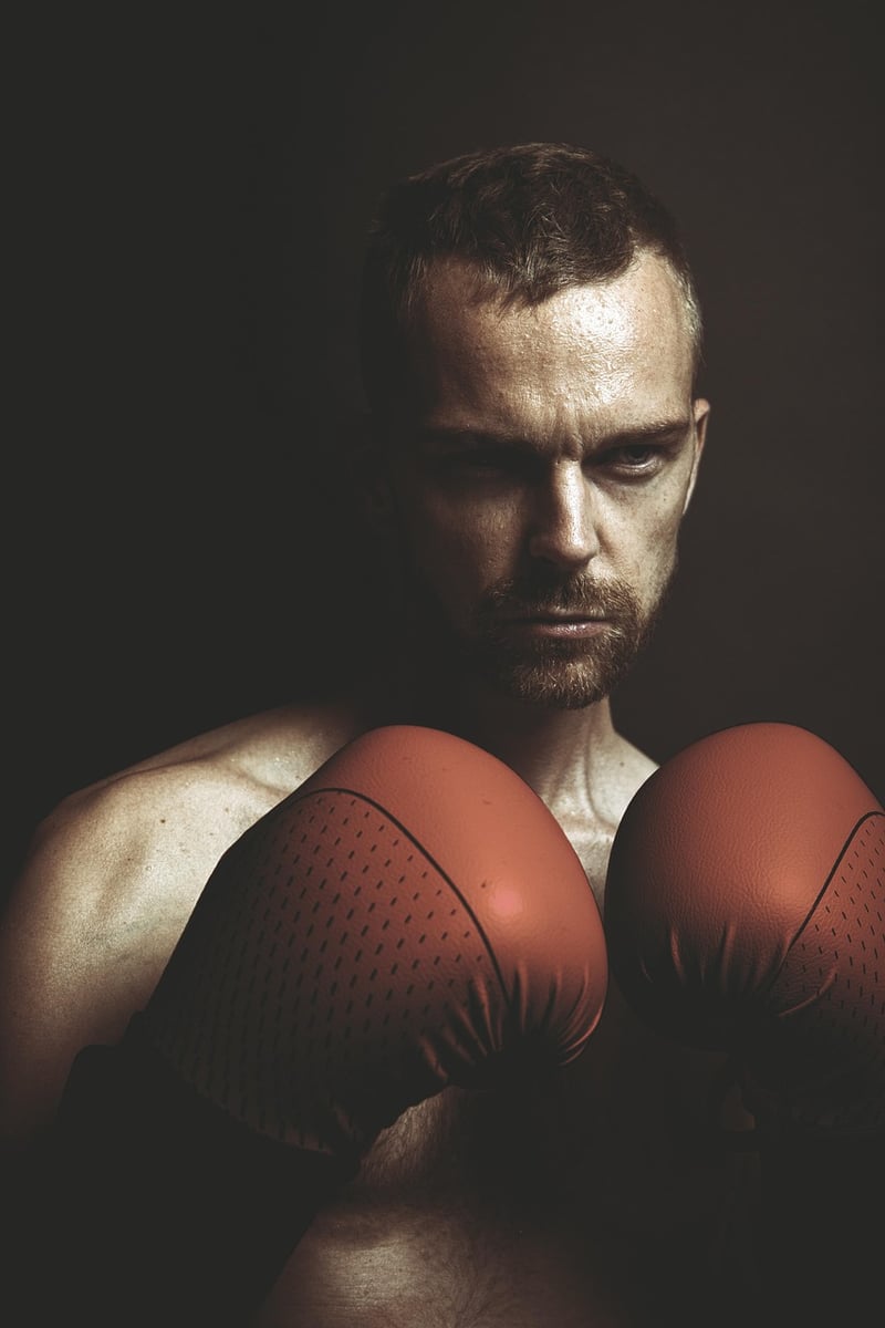Boxing ring representing celebrity feuds